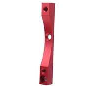 Dilwe Base Adaptadora de Freno de Aceite para Scooter, Kit de Conversión de | Compatible con Pinzas XTECH ZOOM, para Scooters M365, Soporte de Dislocación Delantero Trasero, Ligero 46g, Acabado Rojo,