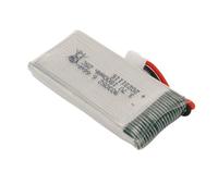 Dilwe Batería de Dron RC de 3,7 V, 1800 MAh de Polímero de Litio de Repuesto de Batería de Helicóptero RC 25 C XH2.54 Enchufe Ligero 40 G para X5SW Drone Flight Toy Hobby Users