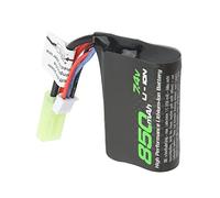Dilwe Batería Lipo, 7.4V 850mAh, Batería de Litio para Coche RC, Accesorios de Oruga RC, Vehículos Todo Terreno con Control Remoto, 1:16 RC para Automodelismo, Juegos y Accesorios RC