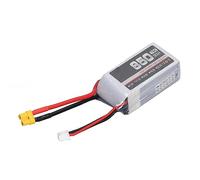 Dilwe Batería Lipo de alta velocidad de 850 mAh 75C, cable especial de silicona AWG para aeromodelo, película chapada en aluminio PP, con enchufe XT30 para aeronaves RC de ala fija (ZS)