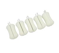 Dilwe Bolas Fijas para Caña de Pescar, Sujetadores de Silicona, Clips de Sujeción Seguros para Cañas de Pescar, Accesorios Portátiles para Barcos y Uso Al Aire (Color Luminoso)