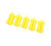 Dilwe Bolas Fijas para Caña de Pescar, Sujetadores de Silicona, Clips de Sujeción Seguros para Cañas de Pescar, Accesorios Portátiles para Barcos y Uso Al Aire (Yellow)