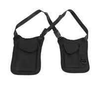 Dilwe Bolsa Antirrobo para Axilas, Bolsa Portátil Ajustable de Poliéster con Doble Hombro para Llaves del Teléfono, Viajes, Montañismo y Diario