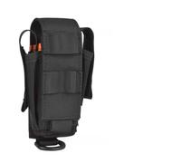 Dilwe Bolsa de Almacenamiento de Herramientas de Nailon, Pequeño Organizador Multifunción Portátil, Ligero, con Gancho y Hebilla, para Lápiz, Cuchillo, Linterna, Senderismo, Camping (Black)