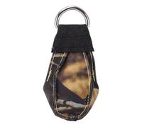 Dilwe Bolsa de Pesas, Tela de Malla de PVC, Duradera para Escalar árboles y Explorar Cuevas, Tamaño de 11,5 Cm para Arbolistas y Deportes Al Aire (Camuflaje 250g)