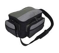 Dilwe Bolsa de Señuelos de Pesca, Tela Oxford, Compartimentos Múltiples, Cremallera de Dos Vías, Correa Ajustable, para Entusiastas de la Pesca