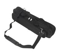 Dilwe Bolsa de Tela Oxford para Flauta, Funda de Transporte de Esponja Gruesa para Flauta de 16 y 17 Agujeros, Protección Duradera para Músicos, Color Negro (Black)