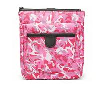 Dilwe Bolsa de Tiza para Escalada en Roca, Bolsa de Tiza para Gimnasio de Gran Capacidad con Cinturón Ajustable y Bolsillo con Cremallera para Levantamiento de Pesas (Pink)