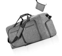 Dilwe Bolsa de Viaje de Viaje, Bolsa de Lona de Gimnasia de Gran Capacidad con Compartimento de Zapato, Peso Ligero para Hombres y Mujeres, Equipaje Ideal de Mano, Acondicionamiento Físico, (Grey)