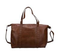 Dilwe Bolso de Hombro, Bolso de Viaje de Gran Capacidad de Cuero PU con Correa Ajustable, para Ir de Compras o Ir Al Trabajo (BROWN)