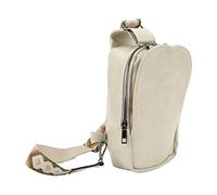 Dilwe Bolso de Hombro único, Bolso Bandolera de Cuero de PU, Diseño de Correa única, Transporte Compacto con Manos Libres, para Caminatas Al Aire, Compras, Deportes, Adultos (Beige)