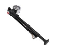 Dilwe Bomba de Choque para Bicicleta, Bomba de Aire de Suspensión de Alta Presión de Aleación de Aluminio a Prueba de Fugas con Manómetro de 1,5 Pulgadas para Amortiguador Trasero de