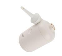 Dilwe Bomba Pequeña Mini Bomba de Aire Eléctrica, Diseño de Inflado Rápido para Bolsas de Almacenamiento y Botes de Goma, de Viaje Portátil con 4 Boquillas