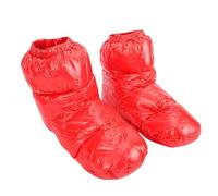 Dilwe Botines de Plumón, Impermeables, Transpirables, Nailon 410T, 600 Fill Power, Botines de Invierno para Acampar, Calcetines Cálidos para Dormir, para Mochileros, Tiendas de Campaña, (M)