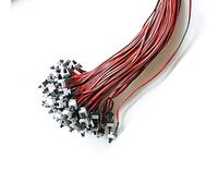 Dilwe Botón de Encendido PC Interruptor de Puente de Chasis para Computadora ATX de 2 Pines, 50 cm Tipo de Contacto Cable del Interruptor de Alimentación Cable de Interruptor de Reinicio Instantáneo
