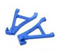 Dilwe Brazo de Suspensin Inferior Delantera RC, 2 Piezas de Reemplazo de Brazo de Suspensin RC de Aleacin de Aluminio para Traxxas E Revo VXL 1/16 Car (Azul