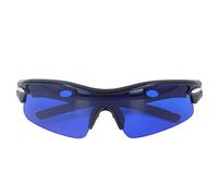 Dilwe Buscador de Bolas Gafas Deportivas Gafas de Sol Reflectantes para Exteriores con Caja de Almacenamiento para Golf Ciclismo Senderismo (9002F Negro)