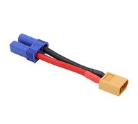 Dilwe Cable adaptador XT60 a EC5, 12 AWG XT60 macho a EC5, cable adaptador RC coche camión actualización de repuesto a cable RC coche coche coche pieza