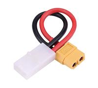 Dilwe Cable Conector RC Hembra a Hembra, Accesorio de Cable Adaptador XT60 de Silicona 14AWG para Carga de Batería RC