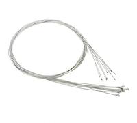 Dilwe Cable de Cambio de Bicicleta 10 Piezas de Acero Plateado 2M de Longitud Bicicleta Reemplazable Conjunto de Cables de Cambio