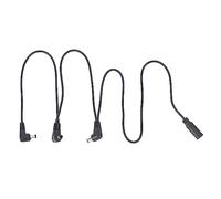 Dilwe Cable de Fuente de Alimentación para Pedal de Guitarra, Cable Adaptador de Corriente para Pedal con Efecto de Aislamiento de Ruido con Núcleo de Cobre de PVC de 1 a 3 Vías, con