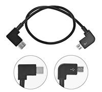 Dilwe Cable de Transferencia de Datos, 29 cm, USB Tipo C a USB Tipo B, Compatible con Pro/Mini/Spark/ 3/4 Drone (Tipo C a USB)