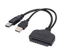 Dilwe Cable USB 3.0 a SATA compatible con discos duros convertidor externo de más de 2TB para convertidor de cable adaptador de transferencia de datos SSD/HDD