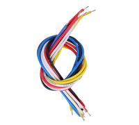 Dilwe Cables de Conexión de Circuito de 10 Piezas, Cableado Interno Resistente a la Abrasión y la Corrosión de Primera Calidad, con Múltiples Colores, para Reparación y Reemplazo de (19cm)