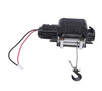 Dilwe Cabrestante Eléctrico RC, Cabrestante Simulado con Motor de Aleación con Operación Auténtica para Coche Trepador de Control Remoto 1/10 (Black)