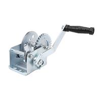 Dilwe Cabrestante Manual, Hierro Galvanizado Resistente con Trinquete Reversible y Freno para Remolque de Yate, Capacidad de 600 Libras
