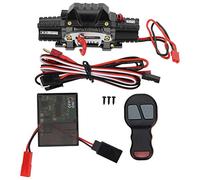 Dilwe Cabrestante RC, Receptor de Controlador de Cabrestante Simulado de Doble Motor Automático de Metal para Coche RC, Tracción Dura de 5-11,1 V 7-9 Kg (B)