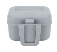 Dilwe Caja de Cebo Vivo de Pesca, Soporte de Cebo de Gusano Caja de Cebo Vivo de Plástico Contenedor de Cebo Vivo Impermeable para Pescar (Pequeño 20x9,4cm)