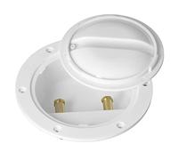 Dilwe Caja de Conexiones de Pesca Marina Caja de Conexiones de Rueda Eléctrica de Cobre ABS DC 6V a 36V Ocultación de Cables Impermeable Fácil Instalación para Barcos de Pesca Marina Uso en