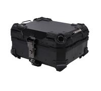 Dilwe Caja Trasera para Motocicleta, Caja para Motocicleta de Aleación de Aluminio, Maletero Impermeable de 28 L con Cerradura de Liberación Rápida, Resistente a 221 °F para Viajeros Que Viajan Al