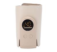 Dilwe Calentador de Botellas Rápidas, Control de Temperatura Preciso Universal Calentador de Botellas de Leche Inalámbrica Recargable con Luz, para (10000mAH Enchufe de la UE)