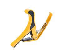 Dilwe Capo de Guitarra, Abrazadera de Metal de Liberación Rápida con Almohadilla Protectora de Silicona para Guitarra Eléctrica Acústica y Ukelele (YELLOW)