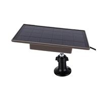 Dilwe Cargador de Panel Solar de 6000 MAh y 3 W, Batería Integrada para Cámaras de Seguridad Blink, Ring, con IP66 Resistente a la Intemperie, Entrada Tipo C