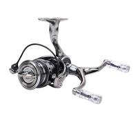 Dilwe Carrete Giratorio, de Fibra de Carbono, Rodamiento de Acero Inoxidable, Freno de 4 Kg, Relación de Engranaje 5,2: 1, para Cebos Ligeros de Lanzamiento de Larga Distancia