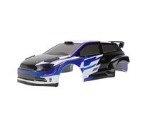 Dilwe Carrocería de Coche RC, Carcasa de Repuesto, Piezas de Coche RC para Vehículos de Deriva con Control Remoto 1203 1/12 con Tracción en Las 4 Ruedas con Gráficos de Carreras (Blue)