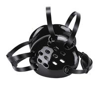 Dilwe Casco de Lucha , Protector de Oídos Ajustable, Cómodo Acolchado para la Barbilla, 11 Agujeros, Negro, para Adultos en Jiu Jitsu y MMA