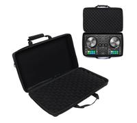 Dilwe Case de Controlador DJ, Caja de Almacenamiento Duro de EVA, 19.69 X 11.81 X 3.54in, Cremallera de Cremallera, Esponja de Bfer, Controlador DJ de 2 Canales, con en