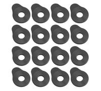 Dilwe Cerraduras de Correa de Guitarra, Ajuste de Goma, Paquete de 16 Botones de Bloqueo de Correa para bajo Eléctrico Acústico, Juego de Repuesto Seguro Antideslizante para Estudio de