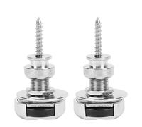 Dilwe Cerraduras para Correa de Guitarra, Reemplazo de Botón Antideslizante de Aleación de Zinc para Guitarras Eléctricas o Acústicas, Perfecto para Presentaciones en Vivo y Uso Seguro en Escenario