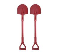 Dilwe Chovela RC de 2 PCS, Decoración de Pala de Metal de Simulación para Accesorios de Decoración de Rastreadores de 1/10 RC (Rojo)