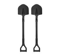 Dilwe Chovela RC de 2 PCS, Decoración de Pala de Metal de Simulación para Accesorios de Decoración de Rastreadores de 1/10 RC (Black)