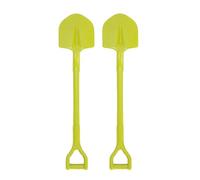 Dilwe Chovela RC de 2 PCS, Decoración de Pala de Metal de Simulación para Accesorios de Decoración de Rastreadores de 1/10 RC (Yellow)