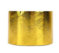 Dilwe Cinta Reflectante de Protección Térmica, Tela de Vidrio de Poliimida Metalizada, Cinta Reflectante de Calor de 2 Pulgadas X 32.8 Pies, Resistencia a 800 °F, Reduce el Remojo de Calor, Fácil de