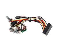 Dilwe Circuito de Preamplificador de bajo Eléctrico, Ecualizador EQ Pasivo Activo de 2 Bandas con Terminales Sensibles para Bajistas