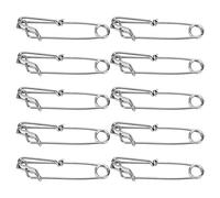 Dilwe Clip de Palangre, 10 Piezas de Acero Inoxidable 2.6X100mm Clips de Línea Larga Adecuados para Pesca de Línea Larga, Flotadores, Tiburones, Pesca de Atún, de Cangrejos, Camarones, etc.