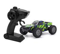 Dilwe Coche de Control Remoto, 2,4G, 20 Km, Mini Vehículo a Prueba de Golpes de Alta Velocidad con Luces LED Duales, Coches a la Deriva para Niños (Green)